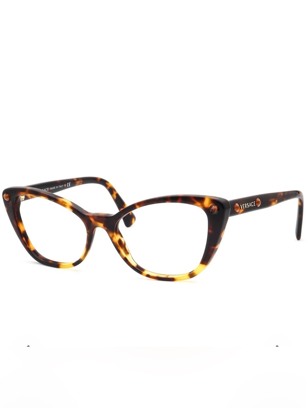 Versace Brown Tortoiseshell Glasses